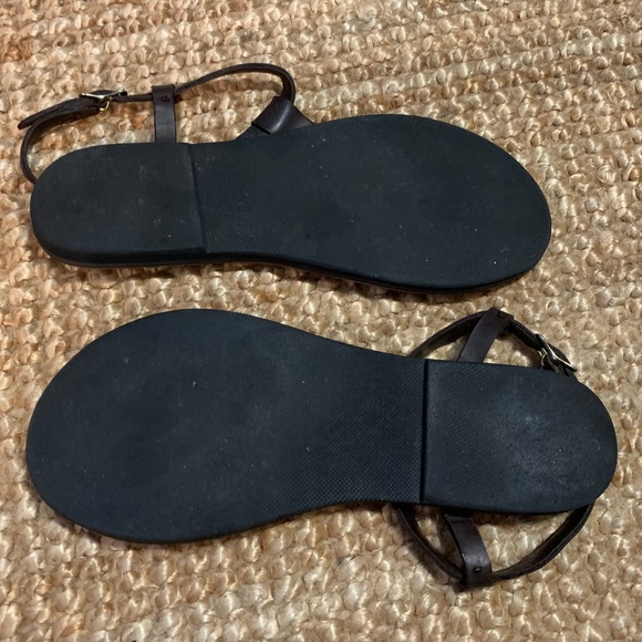 Sseko Chocolate Brown T-Strap Sandal - Picture 3 of 3